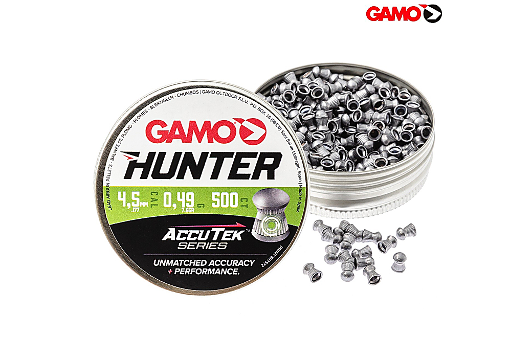 Balines GAMO Hunter Accutek Series 4.50mm (.177) 500Pcs