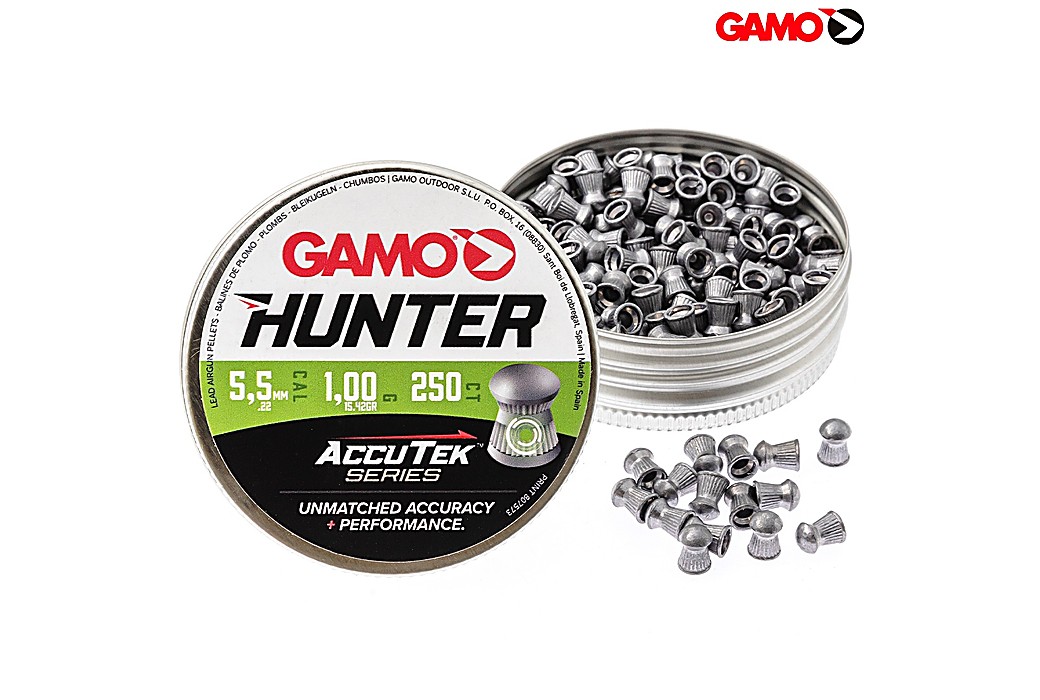 Balines GAMO Hunter Accutek Series 5.50mm (.22) 250Pcs