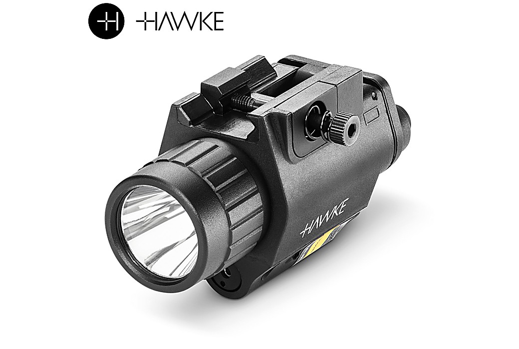 Laser Vermelho + Lanterna LED Hawke Weaver/Picatinny