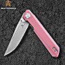 Bestechman Couteau de Poche Mini Dundee Rose G10 D2