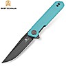 Bestechman Couteau de Poche Mini Dundee Bleu Tiffany G10 D2 PVD