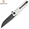 Bestechman Couteau de Poche Mini Dundee Blanc G10 D2 PVD