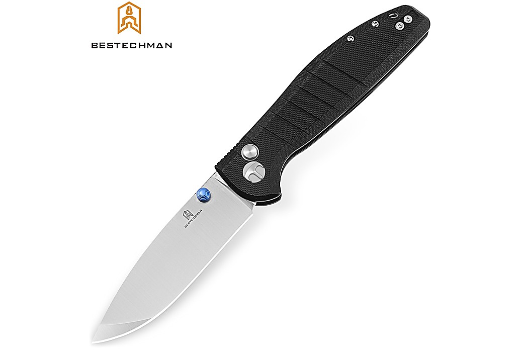 Bestechman Couteau de Poche Goodboy Noir G10 D2