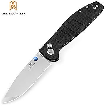 Bestechman Couteau de Poche Goodboy Noir G10 D2