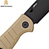 Bestechman Pocket Knife Goodboy Khaki G10 D2 PVD