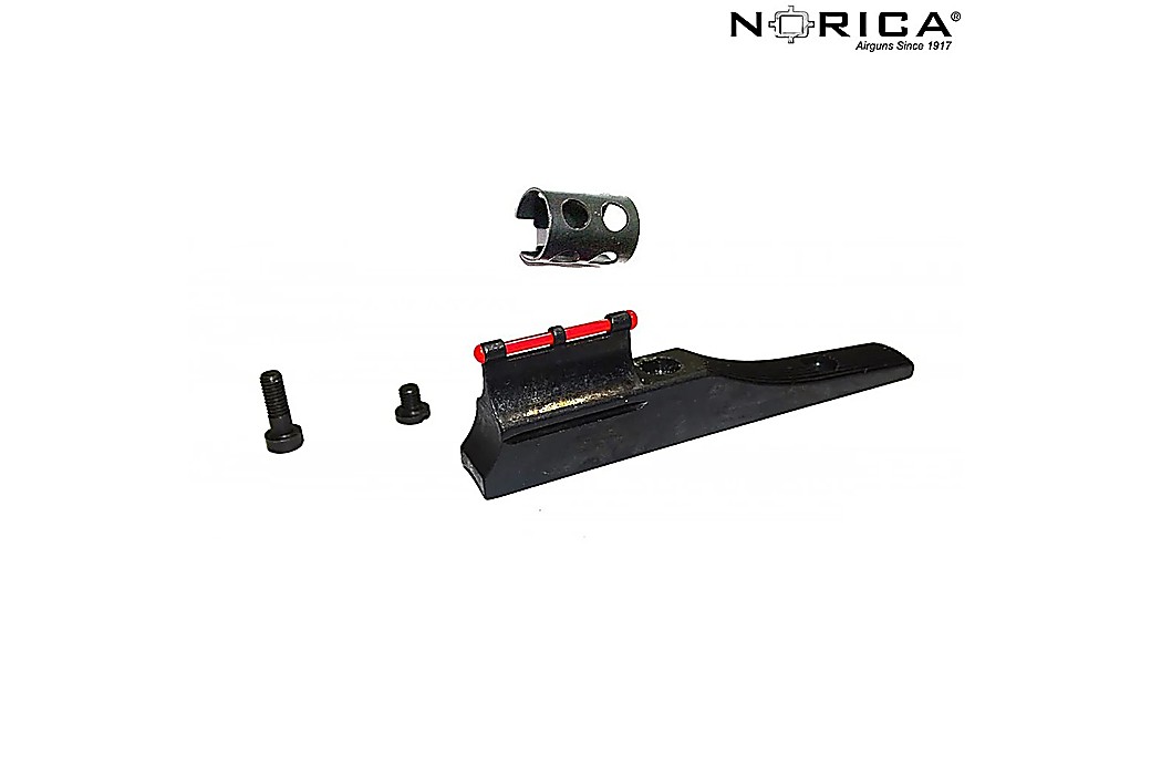 Norica fiber optics and micrometric sight with point cover