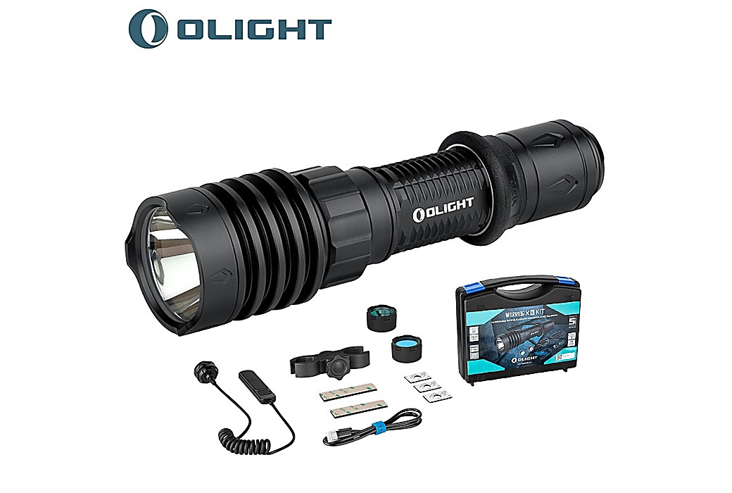 Lampe Tactique Olight Warrior X 4 Kit de Chasse Torche LED 2600 Lumens