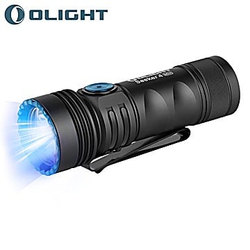 Lampe Olight Seeker 4 Mini UV Torche LED1200 Lumens Noir