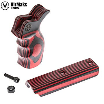 Airmaks Katran Grip and Cheek Piece Red