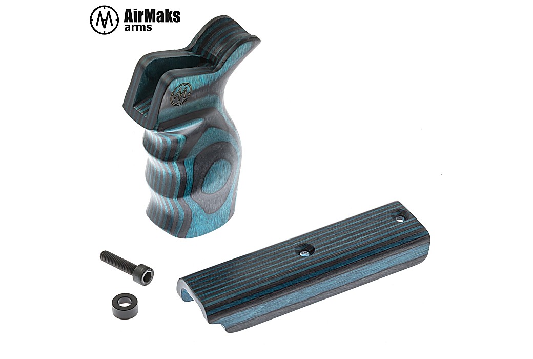 Airmaks Katran Grip and Cheek Piece Blue