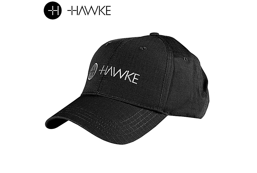 Casquette Ajustable Hawke Ripstop Noir