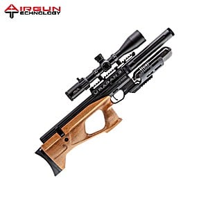 Carabina PCP AGN Technology Uragan 3 Compact Walnut Nogueira