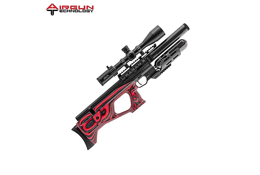 PCP Air Rifle AGN Technology Uragan 3 Compact Red Laminate