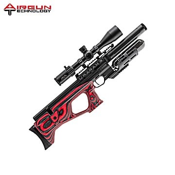 PCP Air Rifle AGN Technology Uragan 3 Compact Red Laminate