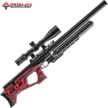 PCP Air Rifle AGN Technology Uragan 3 Red Laminate