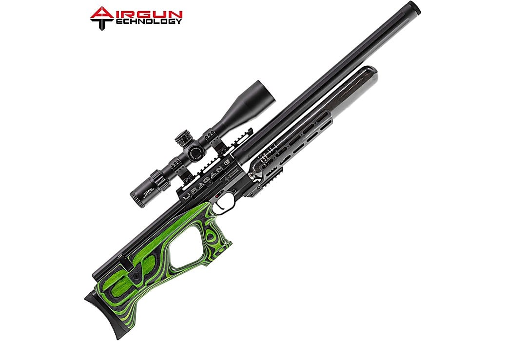 PCP Air Rifle AGN Technology Uragan 3 Green Laminate