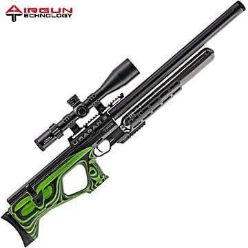 PCP Air Rifle AGN Technology Uragan 3 Green Laminate