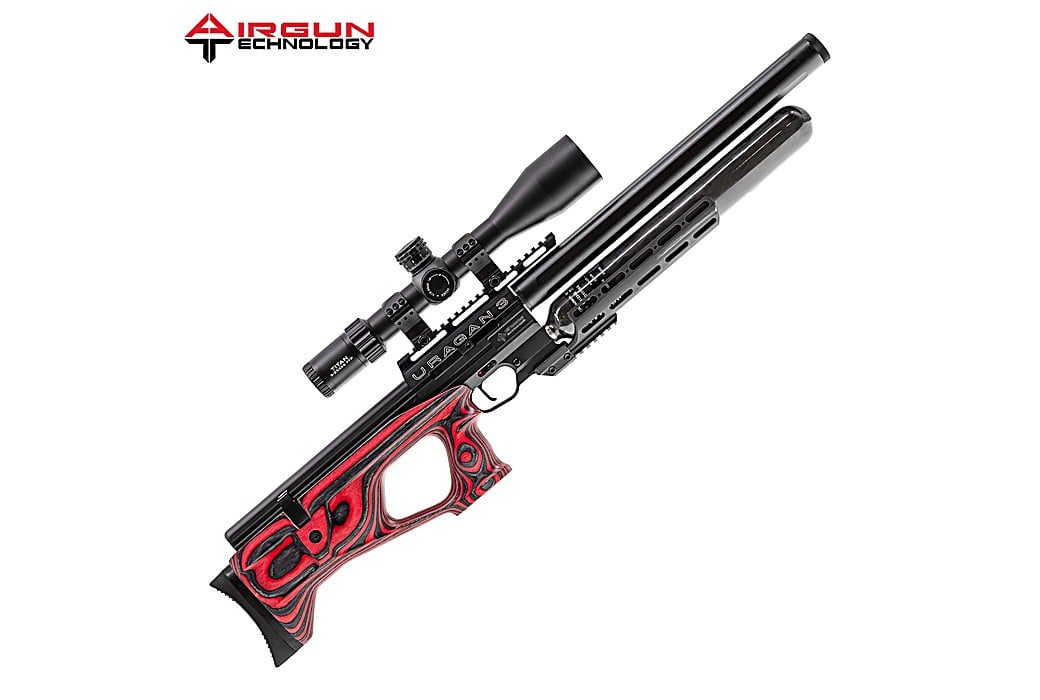 PCP Air Rifle AGN Technology Uragan 3 600 Red Laminate