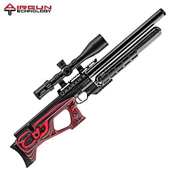 PCP Air Rifle AGN Technology Uragan 3 600 Red Laminate