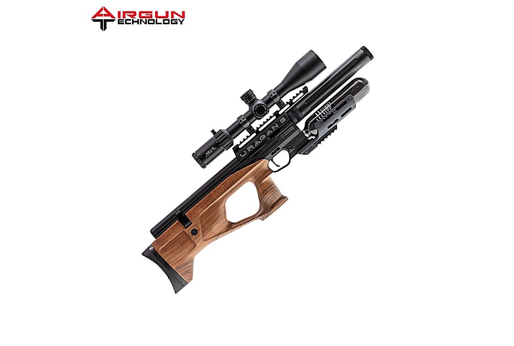 PCP Air Rifle AGN Technology Uragan 3 Compact Walnut