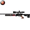 PCP Air Rifle Hatsan Factor RC Red