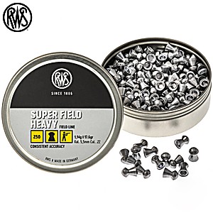 Air Gun Pellets RWS Super Field Heavy 5.50mm (.22) 17.6gr 250pcs