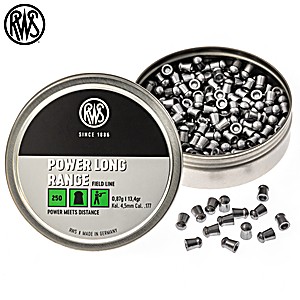 Air Gun Pellets RWS Power Long Range 4.50mm (.177) 13.4gr 250pcs