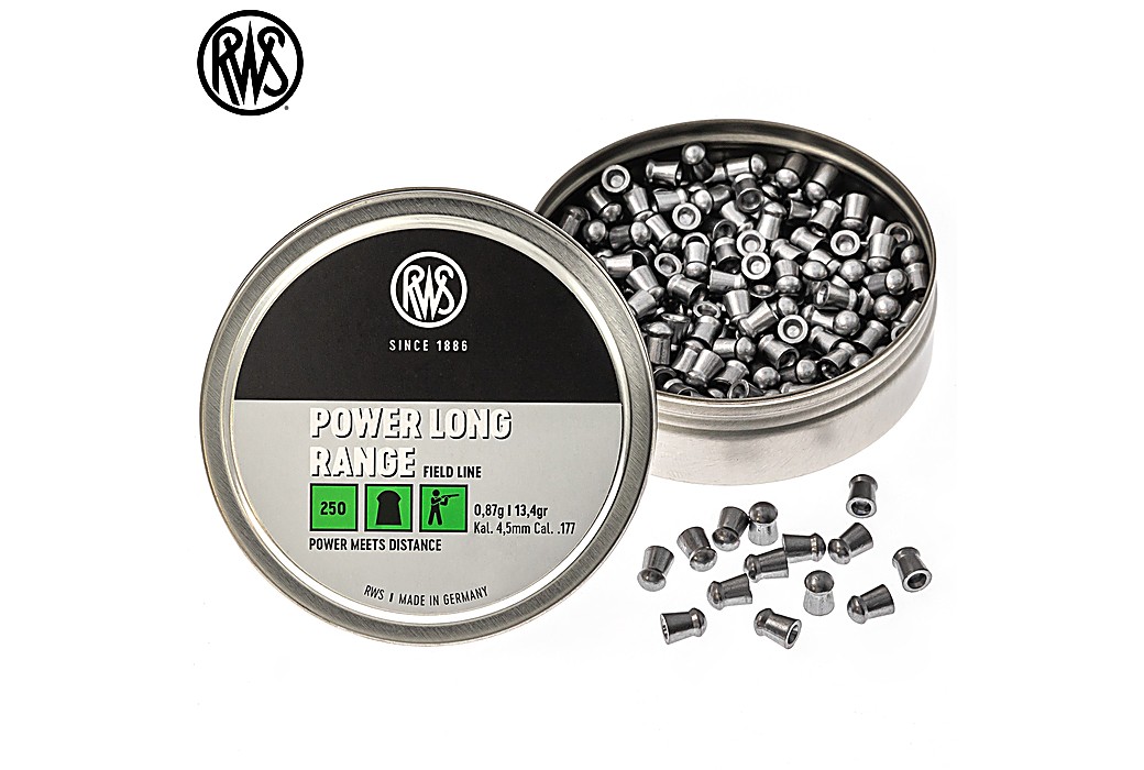 Air Gun Pellets RWS Power Long Range 4.50mm (.177) 13.4gr 250pcs