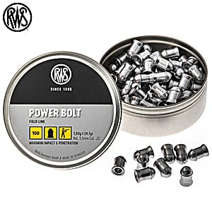 Air Gun Pellets RWS Power Bolt 5.50mm (.22) 24.7gr 100pcs