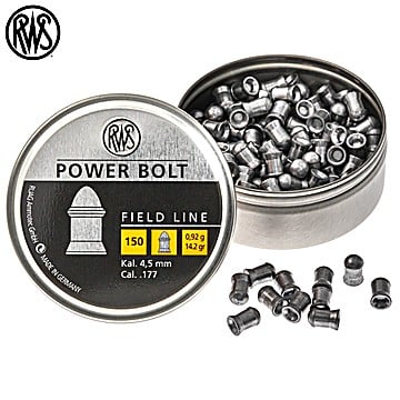 Balines RWS Power Bolt 4.50mm (.177) 14.2gr 150pcs