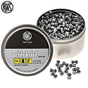 Air Gun Pellets RWS Super Field Ultra Heavy 5.50mm (.22) 18.8gr 500pcs