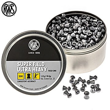 Balines RWS Super Field Ultra Heavy 5.50mm (.22) 18.8gr 500pcs