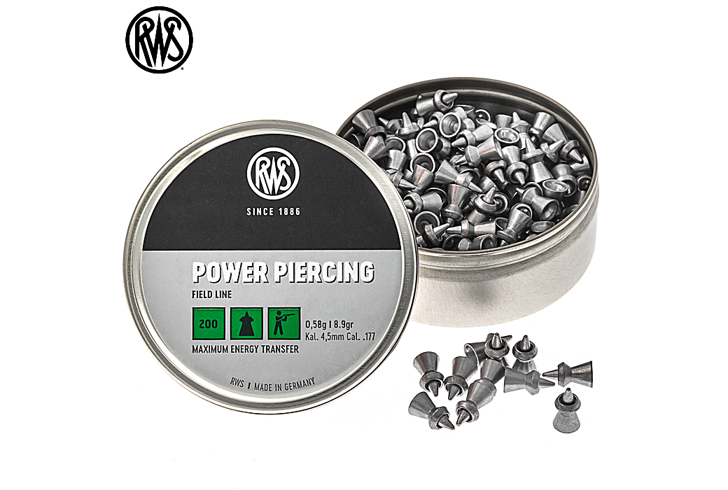 Air Gun Pellets RWS Power Piercing 4.50mm (.177) 8.9gr 200pcs