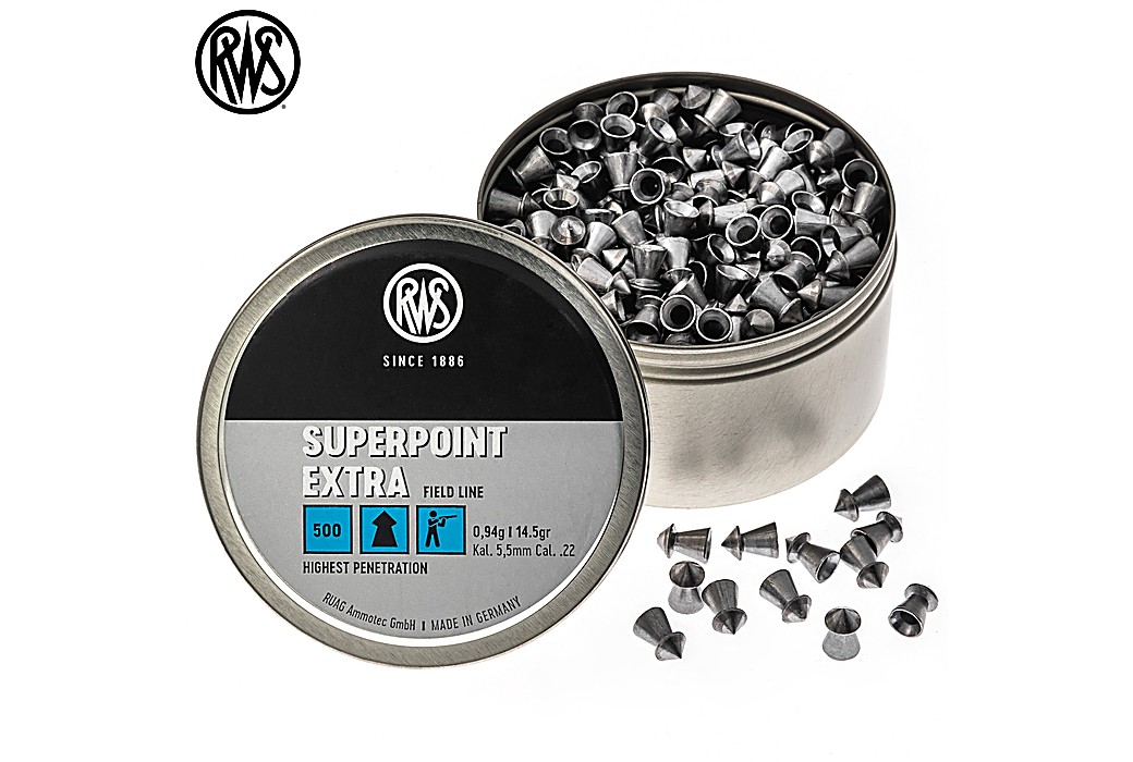 Balines RWS Superpoint Extra 5.50mm (.22) 14.4gr 500pcs