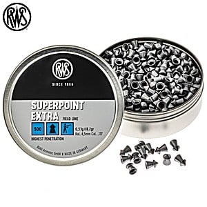 Air Gun Pellets RWS Superpoint Extra 4.50mm (.177) 8.2gr 500pcs