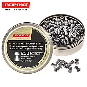 Air Gun Pellets Norma Golden Trophy FT 5.50mm (.22) 15.9gr 250pcs