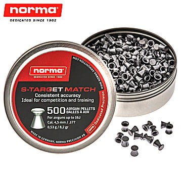 Chumbo Norma S-Target Match 4.50mm (.177) 8.2gr 500pcs