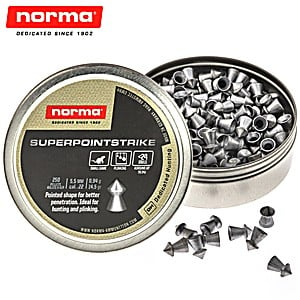 Chumbo Norma Superpoint Strike 5.50mm (.22) 14.5gr 250pcs