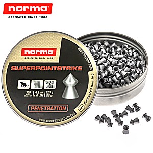 Balines Norma Superpoint Strike 4.50mm (.177) 8.2gr 300pcs