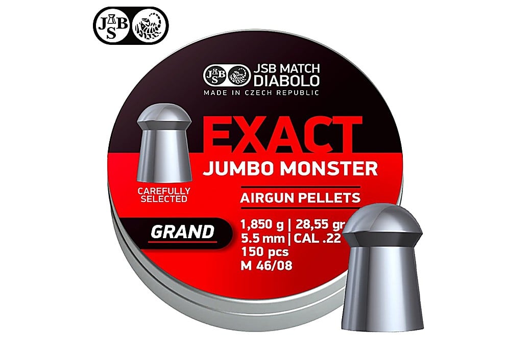 Chumbo JSB Exact Jumbo Monster Grand 5.5mm (.22) 28.55gr 150pcs