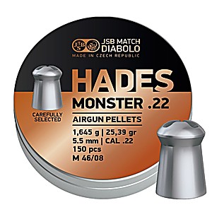 Air Gun Pellets JSB Hades Monster 5.5mm (.22) 25.39gr 150pcs