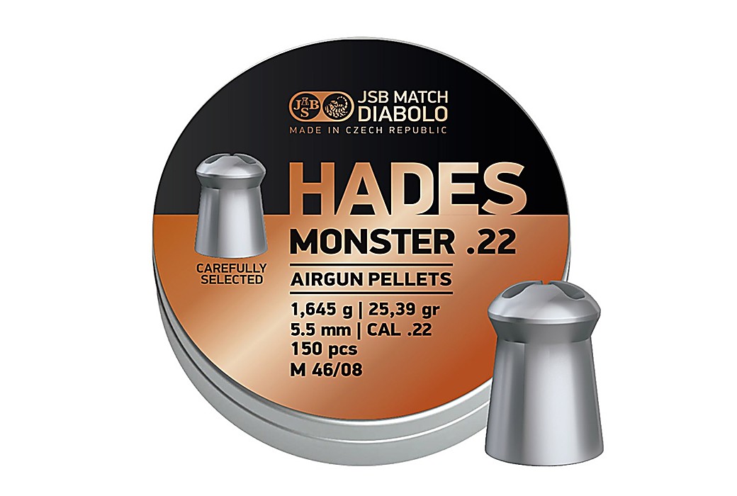 Air Gun Pellets JSB Hades Monster 5.5mm (.22) 25.39gr 150pcs