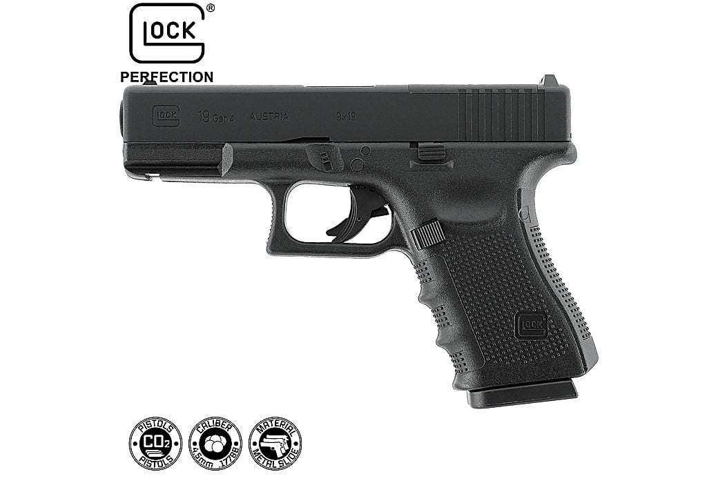 CO2 BB Air Pistol Glock 19 Gen4 MOS