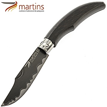 Navaja Martins Ellegance Wave Ébano Titanio 8cm