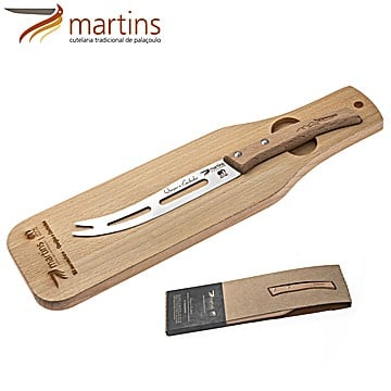 Couteau et Planche à Fromage et Saucisse Kit Merendeiro Martins 13cm