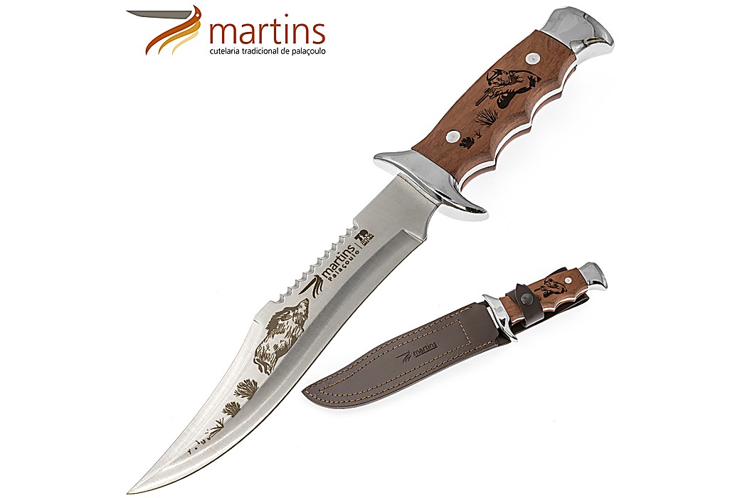 Couteau Bushcraft Martins L Bubinga 19.8cm Sanglier