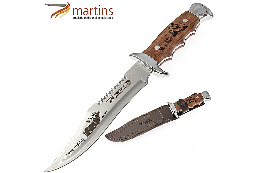 Couteau Bushcraft Martins L Bubinga 19.8cm Chevreuil