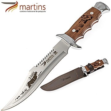 Couteau Bushcraft Martins L Bubinga 19.8cm Chevreuil