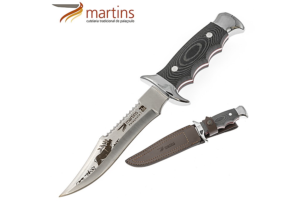 Couteau Bushcraft Martins M Micarta 15.7cm Chevreuil