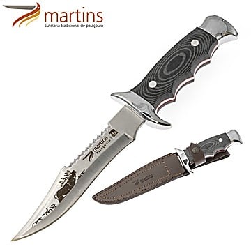 Couteau Bushcraft Martins M Micarta 15.7cm Chevreuil